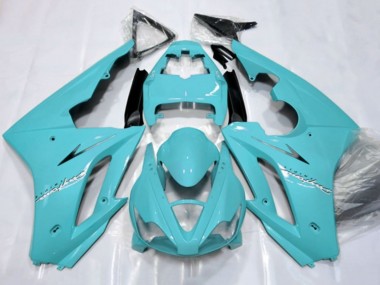 Best 2006-2008 Triumph Daytona 675 Triple Motorcycle Fairings - Turquoise Blue UK