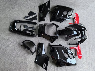 Best 1987-1988 Honda CBR1000F Hurricane Motorcycle Fairings - Glossy Black Red UK