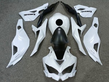 Best 2019-2025 Kawasaki ZX4R ZX-4RR Motorcycle Fairings - White Matte Black UK