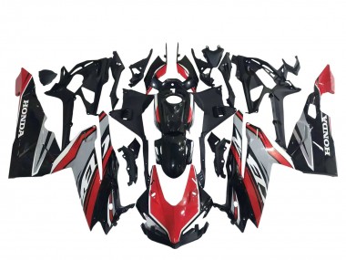 Best 2017-2022 Honda CBR250RR Motorcycle Fairings - Red Silver Glossy Black UK