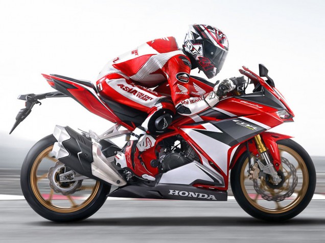 2017-2022 Honda CBR250RR Motorcycle Fairings - White Red Matte Black UK