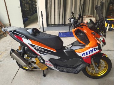 Best 2022-2024 Honda ADV160 Motorcycle Fairings - Orange White Red Blue Repsol Red Bull UK