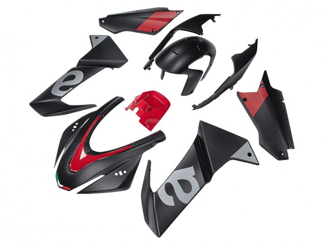 2020-2024 Aprilia RS660 Motorcycle Fairings - Black Red UK