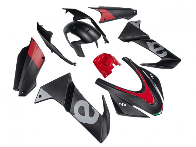 2020-2024 Aprilia RS660 Motorcycle Fairings - Black Red UK