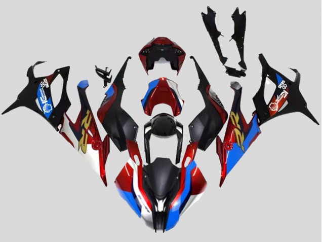 2019-2022 BMW S1000RR Motorcycle Fairings - Black Blue Red Gold UK