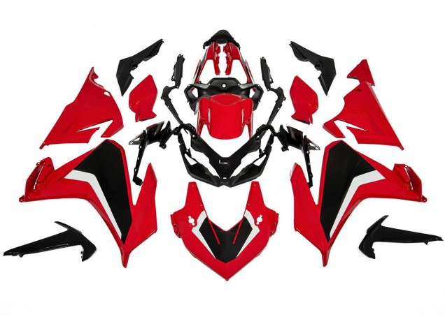 2022-2023 Honda CBR500R Motorcycle Fairings Kits - Red White Black UK