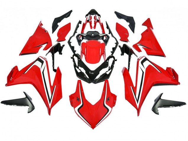 2022-2023 Honda CBR500R Bike Fairings - Red White Black UK