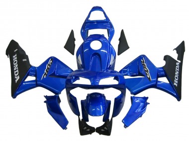 Best 2003-2004 Honda CBR600RR Motorcycle Fairing - Blue Matte Black UK