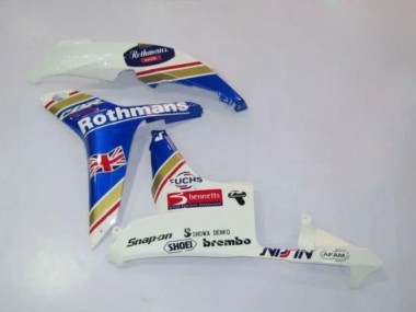Best 2007-2008 Honda CBR600RR Motorcycle Fairings - White Blue Yellow Rothmans UK