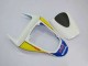 2007-2008 Honda CBR600RR Motorcycle Fairings - White Blue Yellow Rothmans UK