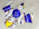 2004-2005 Honda CBR1000RR Motorcycle Fairings - White Blue Yellow Rothmans UK