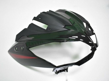Best 2012-2016 Kawasaki EX650 Motorcycle Fairings - Red Glossy Black UK