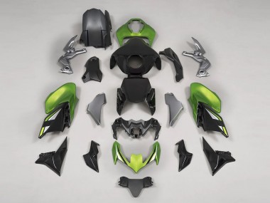 Best 2020-2024 Kawasaki Z900 Motorcycle Fairings - Black Green UK