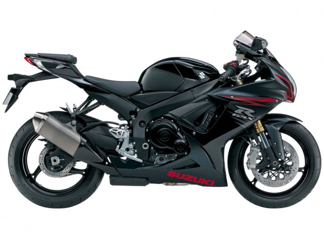 2011-2024 Suzuki GSXR 600/750 Motorcycle Fairings - Matte Black Red UK