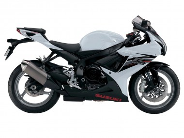 Best 2011-2024 Suzuki GSXR 600/750 Motorcycle Fairings - White Black UK