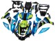 2015-2019 Yamaha YZF R1 Motorcycle Fairings - Blue Green Black Shark UK