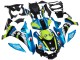 2015-2019 Yamaha YZF R1 Motorcycle Fairings - Blue Green Black Shark UK