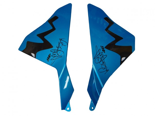 2015-2019 Yamaha YZF R1 Motorcycle Fairings - Blue Green Black Shark UK