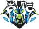 2015-2019 Yamaha YZF R1 Motorcycle Fairings - Blue Green Black Shark UK