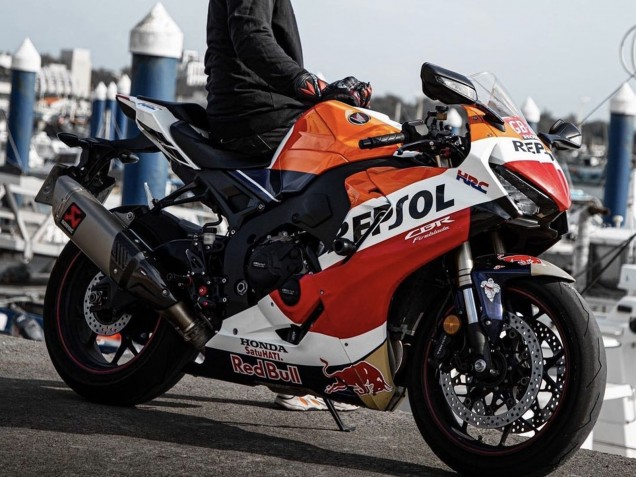 2017-2023 Honda CBR1000RR Motorcycle Fairings - Orange White Red Glossy Black Repsol Red Bull UK