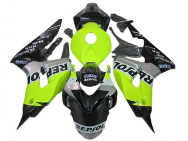 Best 2006-2007 Honda CBR1000RR Motorcycle Fairings - Green Silver Glossy Black Repsol UK