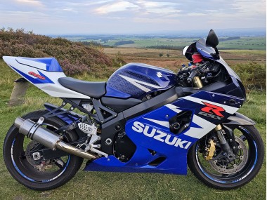 Best 2004-2005 Suzuki GSXR 600 Motorcycle Fairings - Blue White Red UK