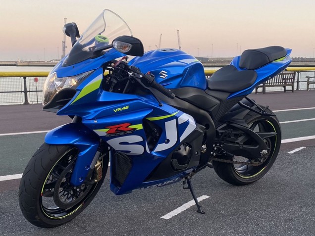 2009-2016 Suzuki GSXR 1000 Motorcycle Fairings - Blue Green White UK