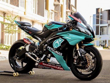 Best 2008-2016 Yamaha YZF R6 Motorcycle Fairings - Light Green White Black Petronas UK