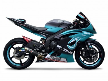 Best 2008-2016 Yamaha YZF R6 Motorcycle Fairings - Light Green White Black Petronas UK