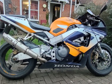 Best 2000-2001 Honda CBR900RR 929RR Motorcycle Fairings - Silver Orange Blue UK