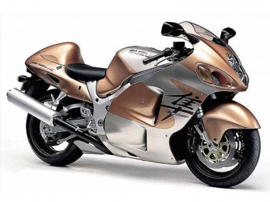 Best 1996-2007 Suzuki GSXR 1300 Hayabusa Motorcycle Fairings - Light Brown Silver UK