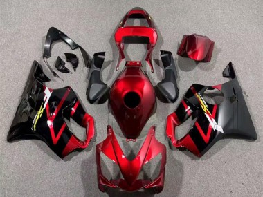 Best 2001-2003 Honda CBR600 F4i Motorcycle Fairings - Candy Red Black UK