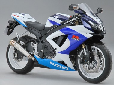 Best 2008-2010 Suzuki GSXR 600/750 Motorcycle Fairings - White Blue Red UK