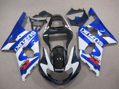 Best 2000-2002 Suzuki GSXR 1000 Motorcycle Fairings - Blue White Black Red UK