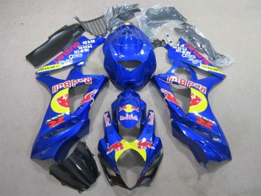 Best 2007-2008 Suzuki GSXR 1000 Motorcycle Fairings - Blue Yellow Black Red Bull UK