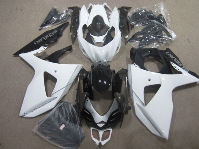 2009-2016 Suzuki GSXR 1000 Motorcycle Fairing Kits - White Black UK