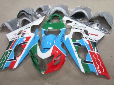 Best 2001-2003 Suzuki GSXR 600 Motorcycle Fairings - White Blue Green Red Motul UK