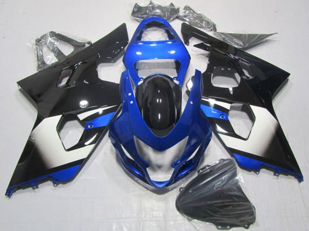2004-2005 Suzuki GSXR 600 Motorcycle Fairings - Blue White Black UK