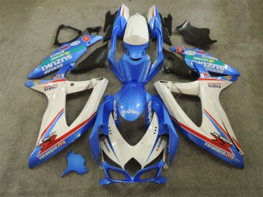 Best 2008-2010 Suzuki GSXR 600 Motorcycle Fairings - White Blue Red Green UK