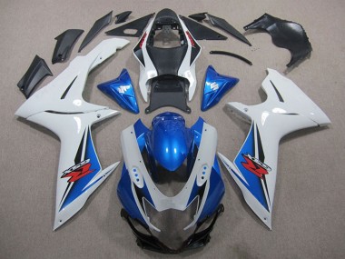 Best 2011-2024 Suzuki GSXR 600 Motorcycle Fairings - White Blue Black Red UK