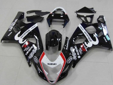 Best 2004-2005 Suzuki GSXR 750 Motorcycle Fairings - Glossy Black White Red Beacon UK