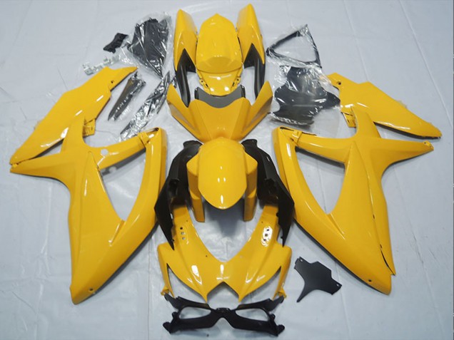 2008-2010 Suzuki GSXR 750 Motorcycle Fairings - Yellow UK