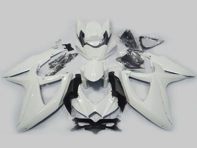 2008-2010 Suzuki GSXR 750 Motorcycle Fairings - Pearl White UK