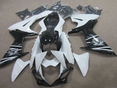 Best 2011-2024 Suzuki GSXR 750 Motorcycle Fairing - White Black UK