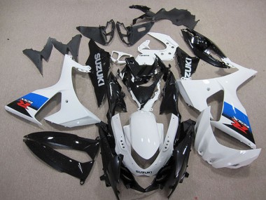 Best 2009-2016 Suzuki GSXR 1000 Motorcycle Plastics - White Blue Black UK
