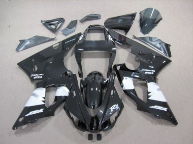Best 1998-1999 Yamaha YZF R1 Motorcycle Fairings - Glossy Black White UK