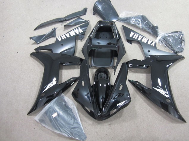 2002-2003 Yamaha YZF R1 Motorcycle Fairings - Glossy Black Matte Black White UK