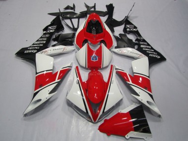 Best 2004-2006 Yamaha YZF R1 Motorcycle Fairing - White Red Black UK