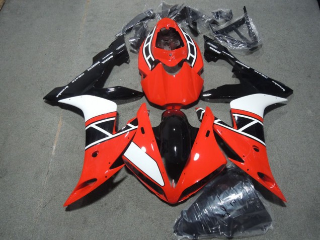 2004-2006 Yamaha YZF R1 Motorcycle Fairings - White Red Black UK