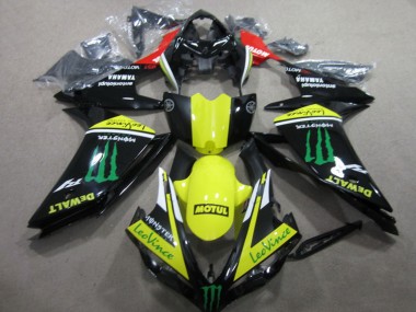 Best 2007-2008 Yamaha YZF R1 Motorcycle Fairings - Red Yellow Black Green Monster Motul Leovince UK